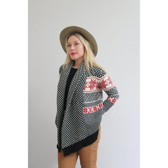Telluride Lambswool Holiday Snowflake Sweater in Women's Extra Small to Small - Picture 3 of 9